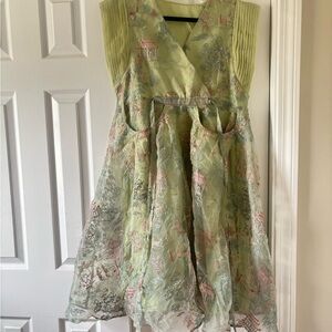 Elegant Green Kids Dress